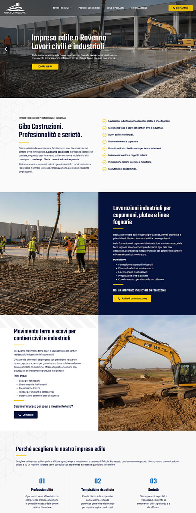 Sito web Giba Costruzioni